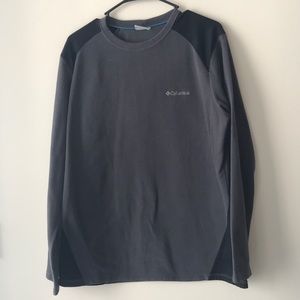 Men’s Columbia fleece crew neck sweatshirt